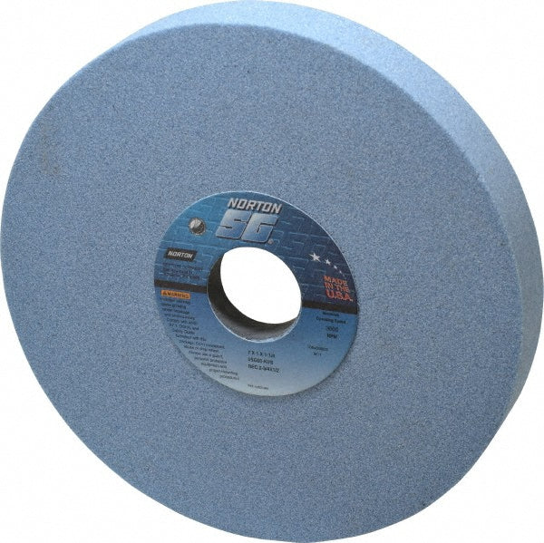 Norton 66252942432 Surface Grinding Wheel 7" Dia, 1" Thick, 1-1/4" Hole, 60 Grit, K Hardness