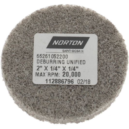 Norton 66261052200 Deburring Wheel  Aluminum Oxide