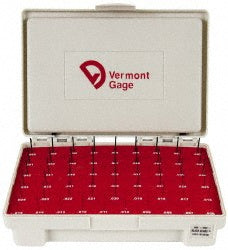 Vermont Gage 901100100 Class ZZ Plug Gage Set 0.006 to 0.06" Range, 55 Pc
