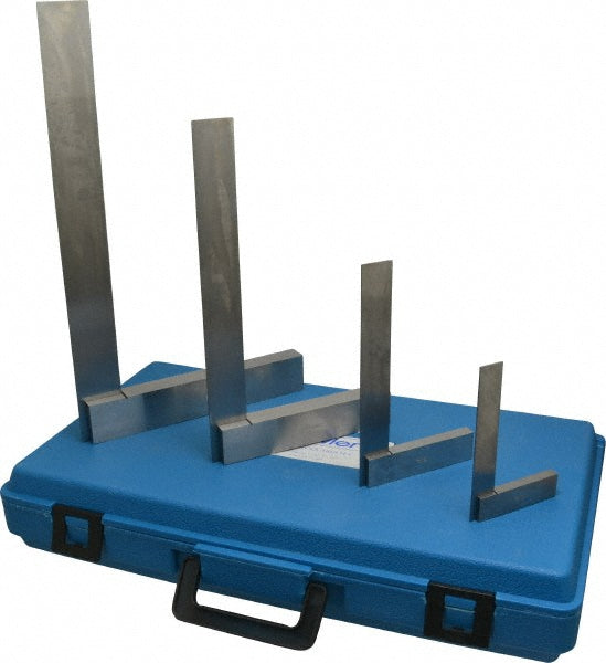 Fowler 52-432-469-0 4 Piece, 3, 4, 6, 8 Inch Base Length, 4, 6, 9, 12 Inch Blade Length, Square Set