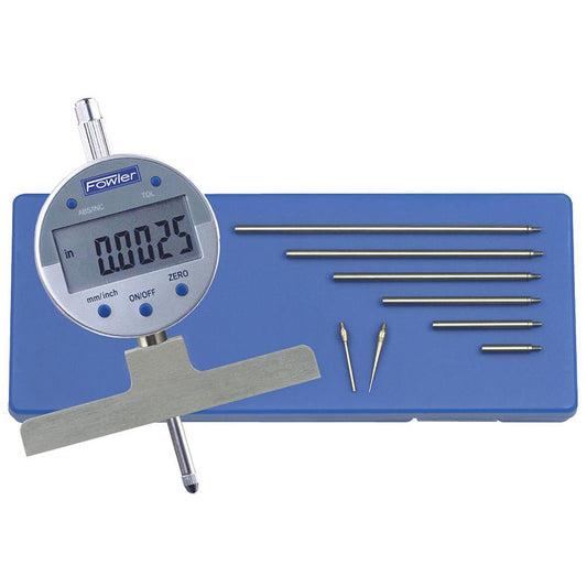 Fowler 54-125-777-0 0" to 22" Alloy Steel Electronic Depth Gage
