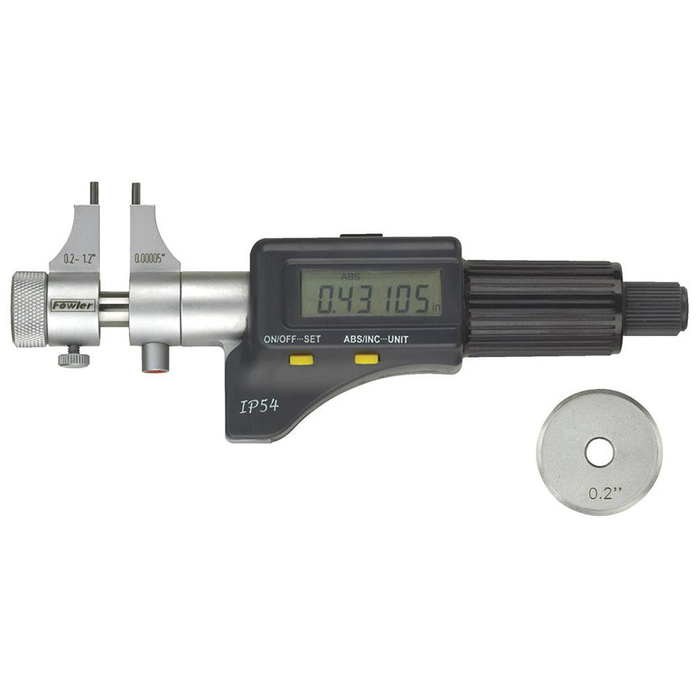 Fowler 54-860-275-0 Electronic Inside Micrometer 0.0200 to 1.2000", IP40/IP54