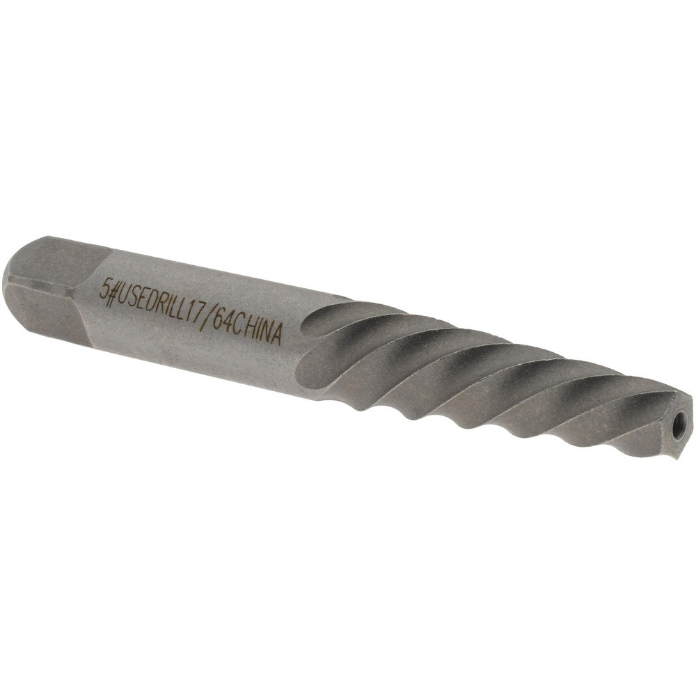 Value Collection 312-8925 Spiral Flute Screw Extractor #5, for 10 to 16 mm, 3/8 to 5/8 in, 1/4 in NPT & 1/4 in BSP Screws
