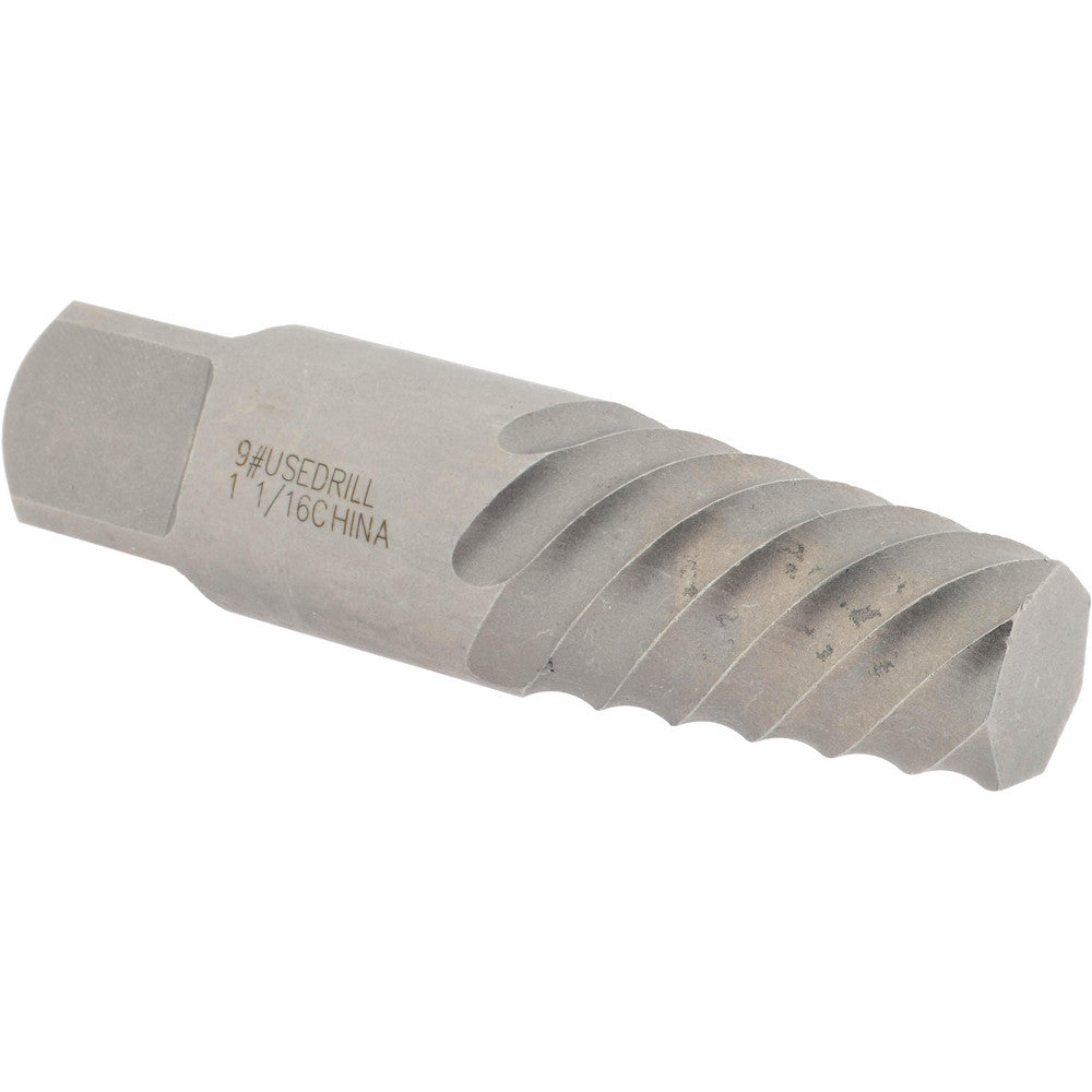Value Collection 312-8929 Spiral Flute Screw Extractor #9, for 1-3/8 to 2 in, 1 in NPT, 1 in BSP & 36 to 52 mm Screws