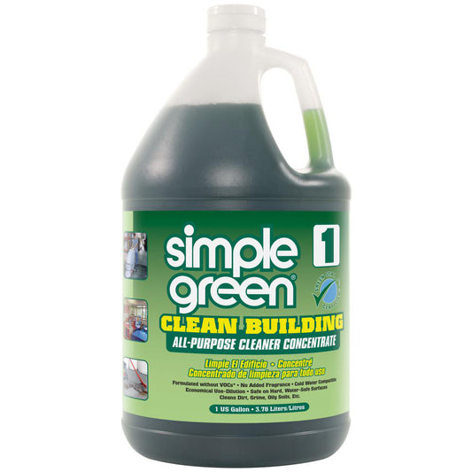 Simple Green 1210000211001 Clean Building All Purpose Cleaner Concentrate, 1 gal Bottle
