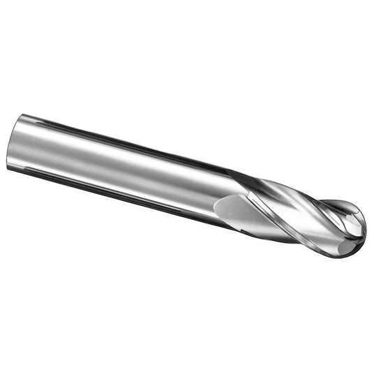 Kyocera SGS Precision Tools 91273 Ball End Mill 0.125" Dia, 0.5" LOC, 4 Flute, Solid Carbide