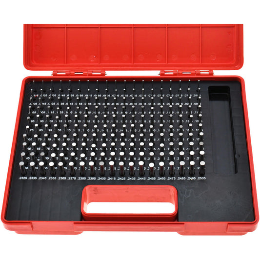 Value Collection 616-81126 Class ZZ Plug Gage Set 0.0615 to 0.2505" Range, 190 Pc