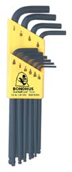 Bondhus 10938 10 Piece L-Key Ball End Hex Key Set