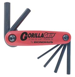 Bondhus 12595 6 Piece Fold-Up Hex Key Set