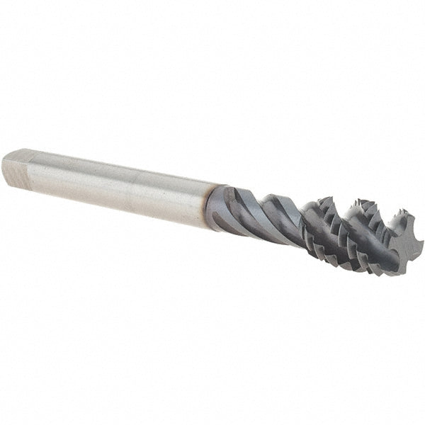 Emuge CU519400.5013 Spiral Flute Tap 1/2-13, UNC, 4 Flute, Bottoming, 2B Class of Fit, Cobalt, TICN Finish
