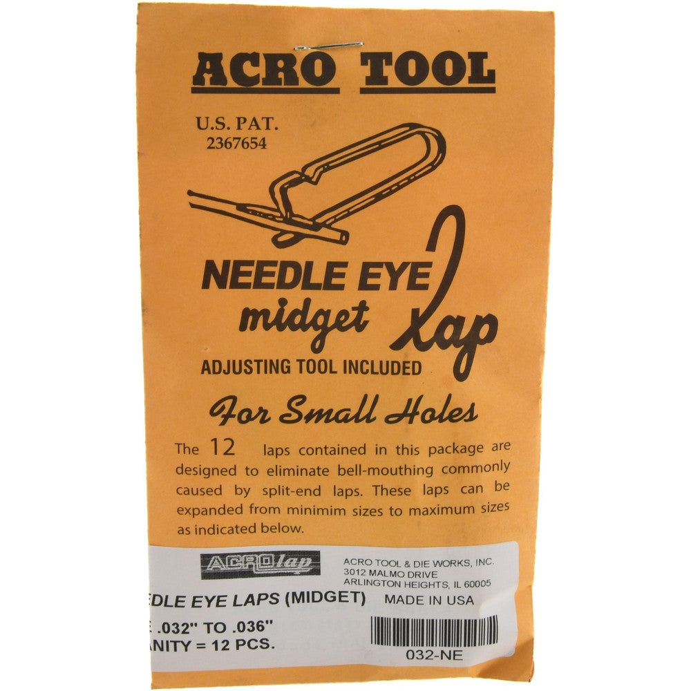 ACRO TOOL & DIE WORKS 032-NE (12) 0.032 x 2-1/2" Midget Lap