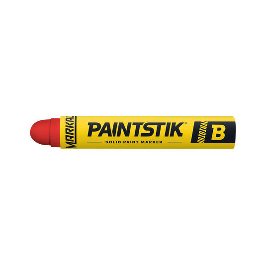 Markal 82832 Solid Paint Marker Fluorescent Red, Oil Base, Round Tip