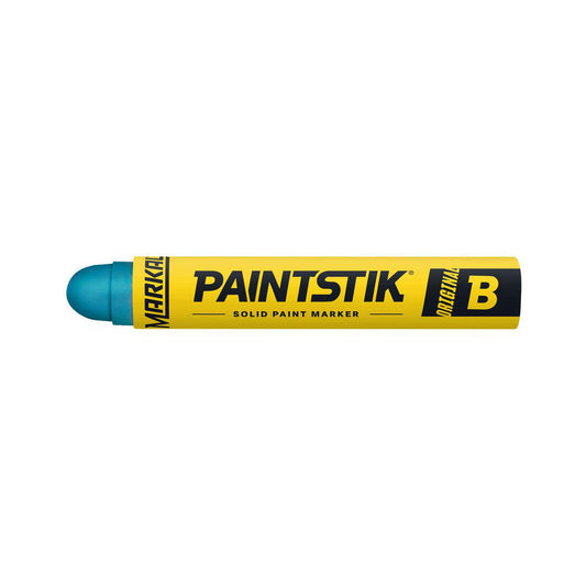 Markal 82835 Solid Paint Marker Fluorescent Blue, Oil Base, Round Tip