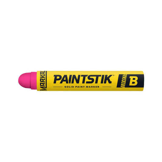Markal 82842 Solid Paint Marker Fluorescent Pink, Oil Base, Round Tip