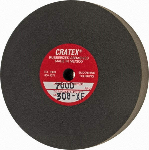 Cratex 308 XF Surface Grinding Wheel 3" Dia, 1/2" Thick, 1/4" Hole