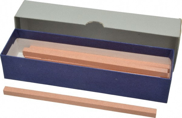 Value Collection 4256182 Square Polishing Stone Aluminum Oxide, 1/4" Wide, 1/4" Thick, 6" OAL