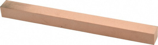 Value Collection 4256405 Square Polishing Stone Aluminum Oxide, 1/2" Wide, 1/2" Thick, 6" OAL