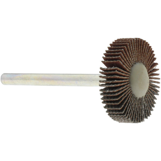 Value Collection 112071 Mounted Flap Wheel 3/4" Dia, 3/16" Face Width, 320 Grit, Aluminum Oxide