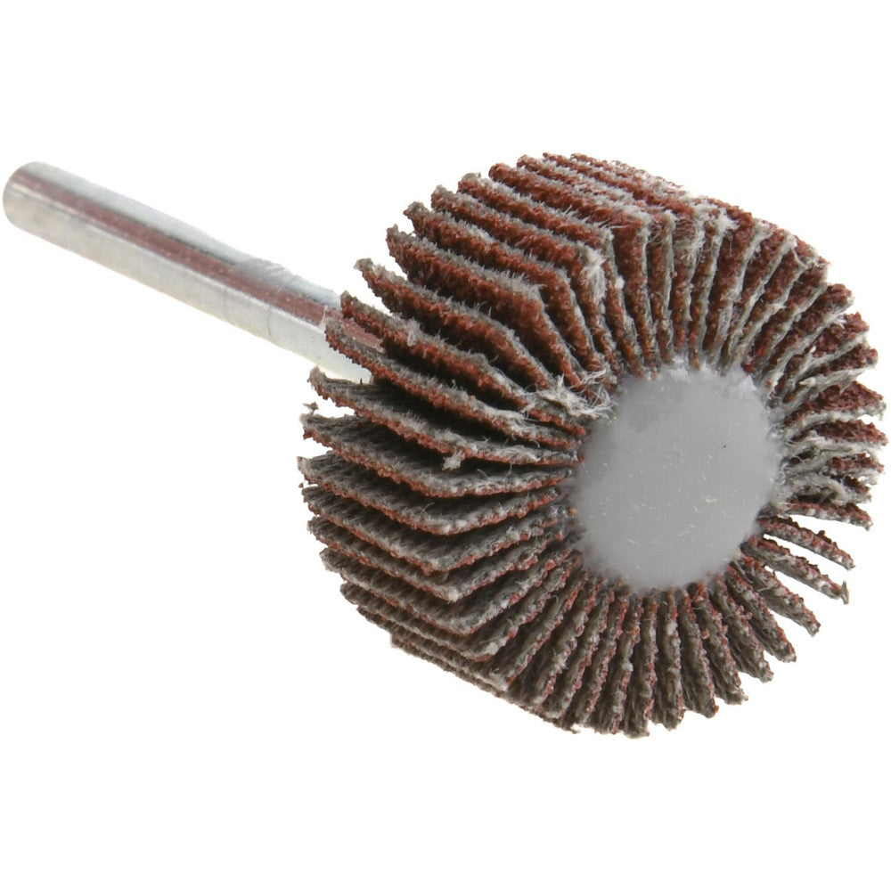 Value Collection 112085 Mounted Flap Wheel 3/4" Dia, 3/8" Face Width, 80 Grit, Aluminum Oxide