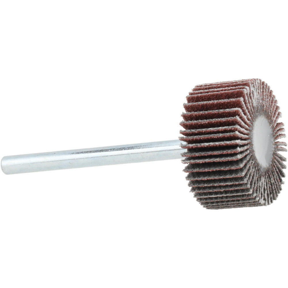 Value Collection 112087 Mounted Flap Wheel 3/4" Dia, 3/8" Face Width, 120 Grit, Aluminum Oxide