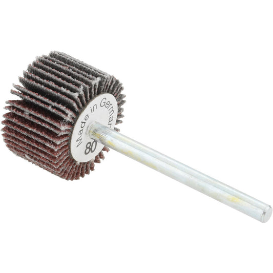 Value Collection 112105 Mounted Flap Wheel 3/4" Dia, 1/2" Face Width, 80 Grit, Aluminum Oxide
