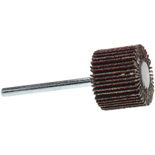 Value Collection 112125 Mounted Flap Wheel 3/4" Dia, 5/8" Face Width, 80 Grit, Aluminum Oxide