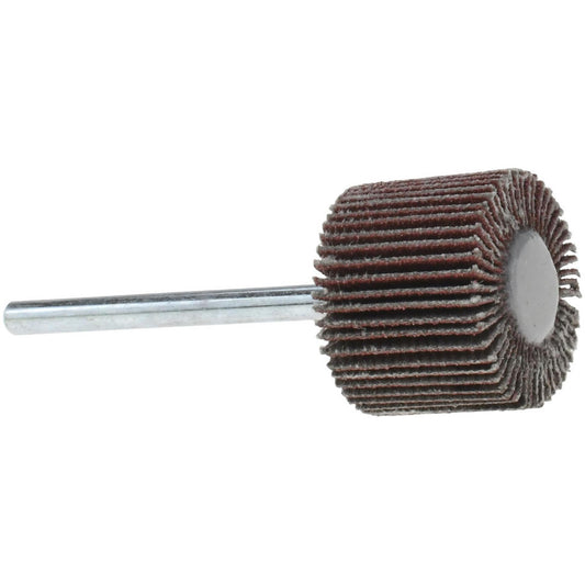 Value Collection 112127 Mounted Flap Wheel 3/4" Dia, 5/8" Face Width, 120 Grit, Aluminum Oxide