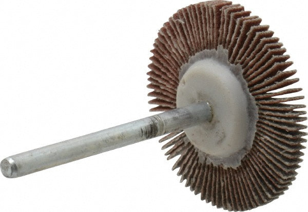Value Collection 112271 Mounted Flap Wheel 1-3/16" Dia, 1/8" Face Width, 320 Grit, Aluminum Oxide