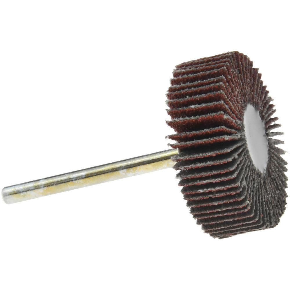Value Collection 112325 Mounted Flap Wheel 1-3/16" Dia, 3/8" Face Width, 80 Grit, Aluminum Oxide