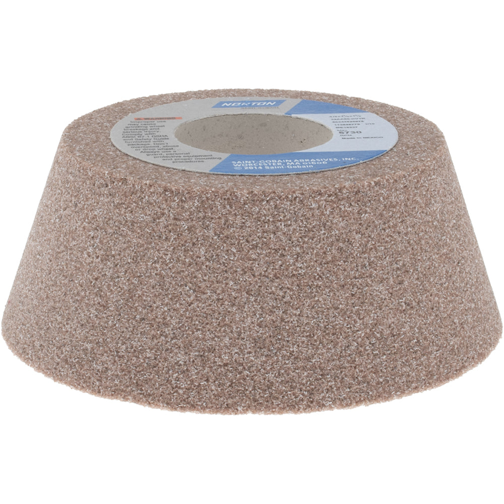 Norton 66243529876 Tool & Cutting Grinding Wheel 4" Dia, 60 Grit, K Hardness, Type 11