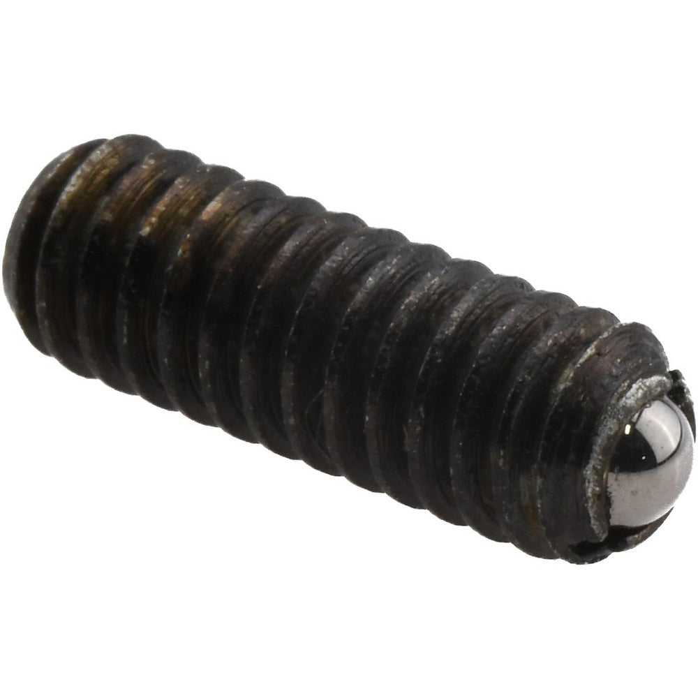 Vlier PHB50 Threaded Ball Plunger 8-32, 0.094" Ball Dia, 0.445" Body Length, 0.025" Max Ball Reach