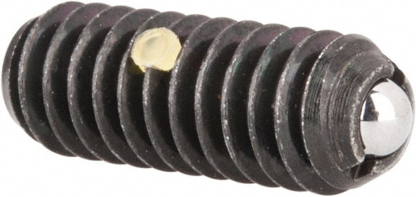 Vlier PHB54P Threaded Ball Plunger 1/4-20, 0.125" Ball Dia, 0.675" Body Length, 0.035" Max Ball Reach
