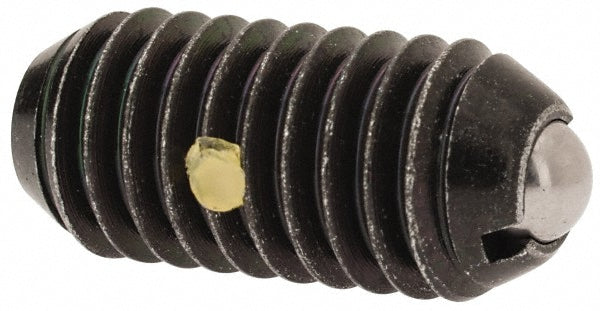 Vlier PHB58P Threaded Ball Plunger 3/8-16, 0.188" Ball Dia, 0.8" Body Length, 0.048" Max Ball Reach