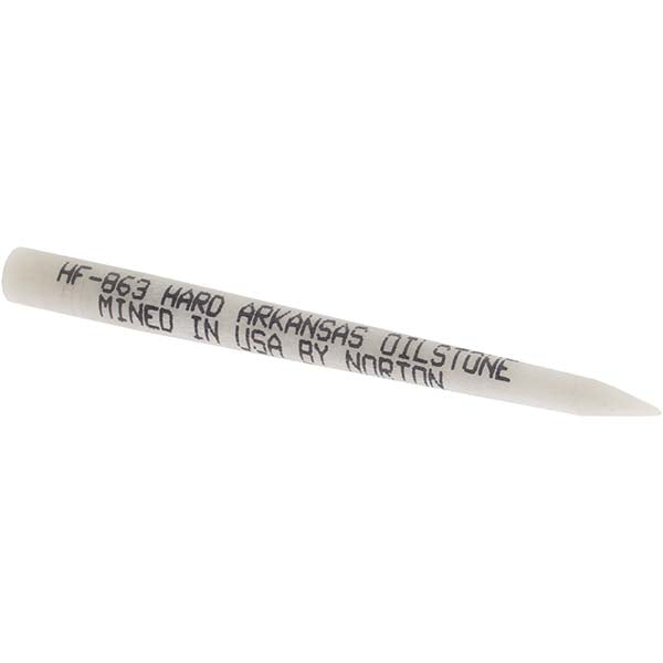 Norton 61463686825 Sharpening Stone 1/4'' Thick, Round Tapered