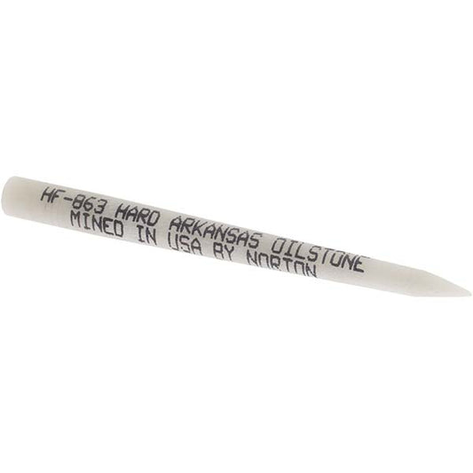 Norton 61463686825 Sharpening Stone 1/4'' Thick, Round Tapered
