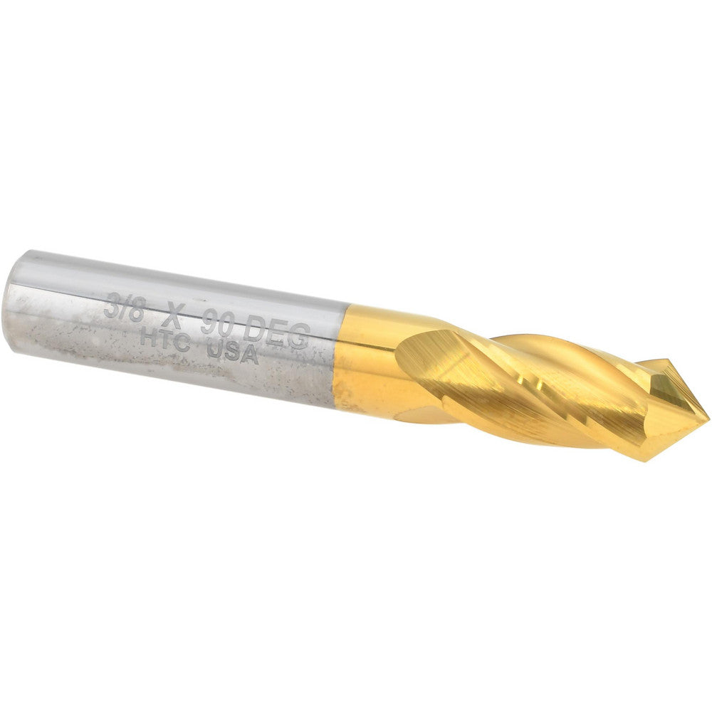 Harvey Tool 15324-C1 Drill Mill 3/8" Dia, 7/8" LOC, 4 Flutes, 90 &deg Point, Solid Carbide