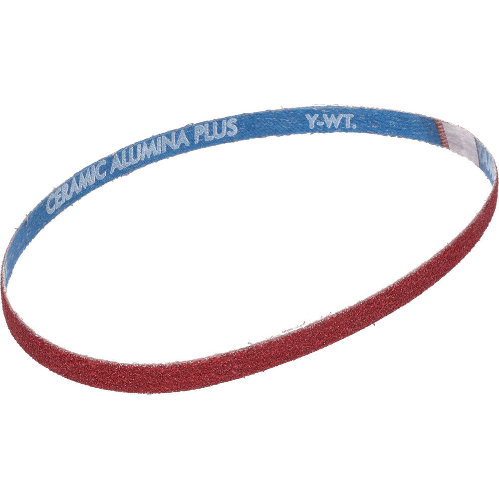 Norton 78072718707 Abrasive Belt 1/2" Wide, 24" Long, 50 Grit, Ceramic