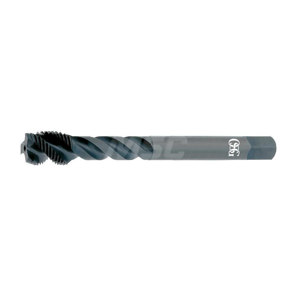 OSG 2230001 Spiral Flute Tap 1/4-20, UNC, 3 Flute, Modified Bottoming Chamfer, 2B Class of Fit, Vanadium High-Speed Steel, Oxide Finish