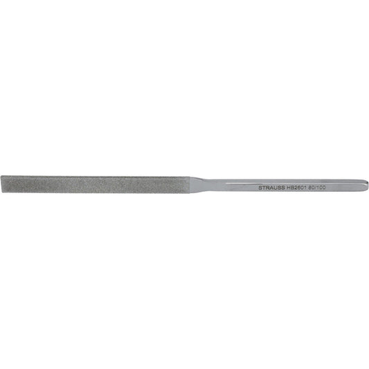 Strauss HB2601 D181 Equalling Needle Diamond File 8-1/2" OAL, Coarse Grade