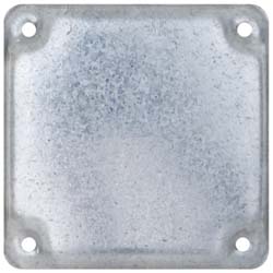 Cooper Crouse-Hinds TP503 Square Surface Electrical Box Cover Steel