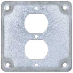 Cooper Crouse-Hinds TP516 Square Surface Electrical Box Cover Steel
