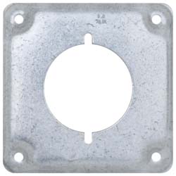 Cooper Crouse-Hinds TP518 Square Surface Electrical Box Cover Steel
