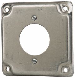 Cooper Crouse-Hinds TP519 Square Surface Electrical Box Cover Steel