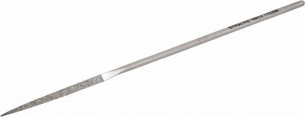 Strauss MI8614 D91 5-1/2" OAL Fine Three Square Needle Diamond File