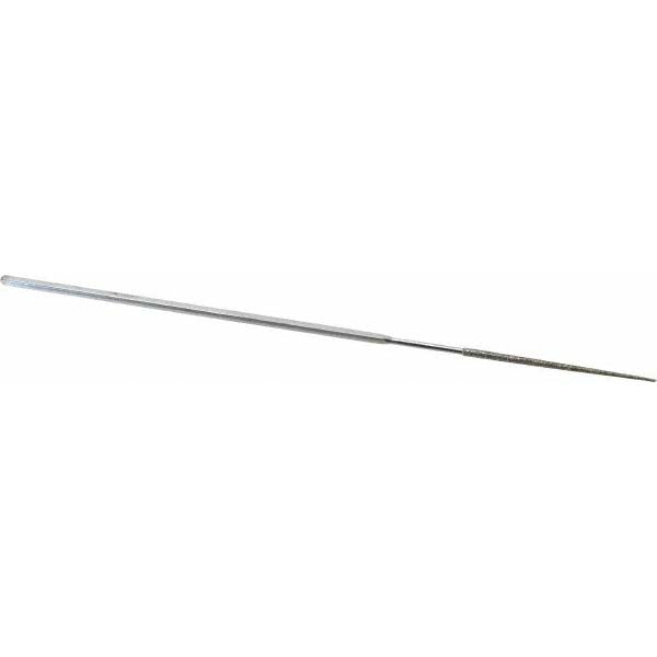 Strauss MI8621 D181 5-1/2" OAL Coarse Round Needle Diamond File