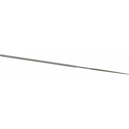 Strauss MI8621 D126 5-1/2" OAL Medium Round Needle Diamond File