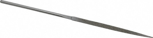 Strauss 2152 D126 5-1/2" OAL Medium Half Round Needle Diamond File