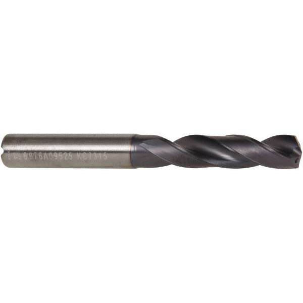 Kennametal 2649374 Screw Machine Length Drill Bit 3/8" (0.3750) Dia, 140 deg, Solid Carbide