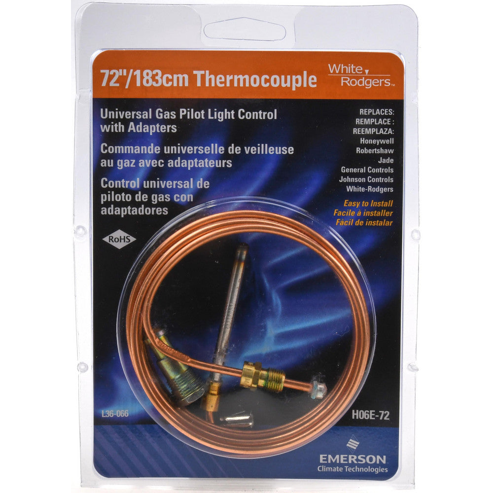 White-Rodgers H06E072S1 72" Lead Length Universal Replacement HVAC Thermocouple