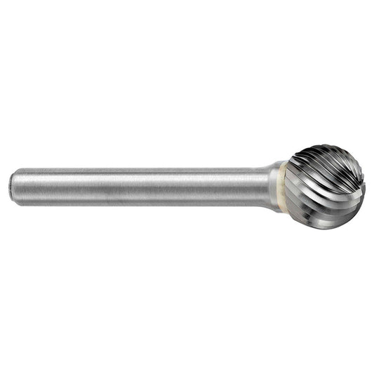 Kyocera SGS Precision Tools 12525 Abrasive Burr SD-4, 7/16" Cut Dia, Ball, Single Cut